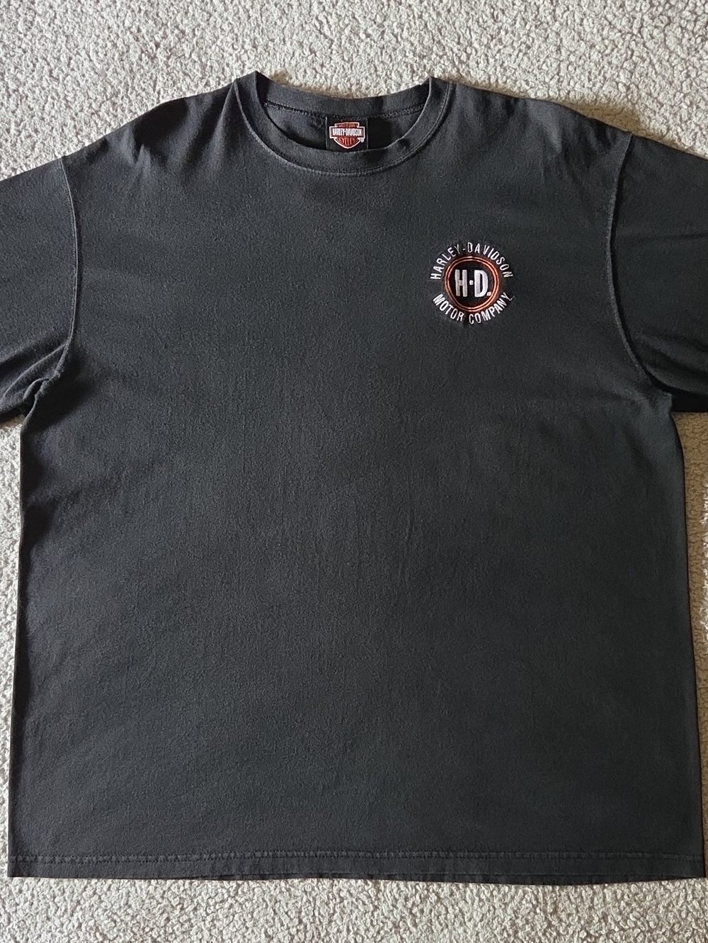 VTG Y2K Harley Davidson Biker York, PA Embroidered Short Sleeve T-shirt